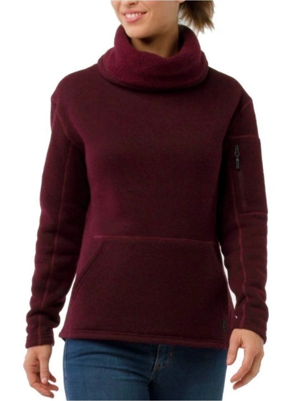 Smartwool Hudson Trail Pullover Fleece Women’s Sweater Small EXCELLENT
